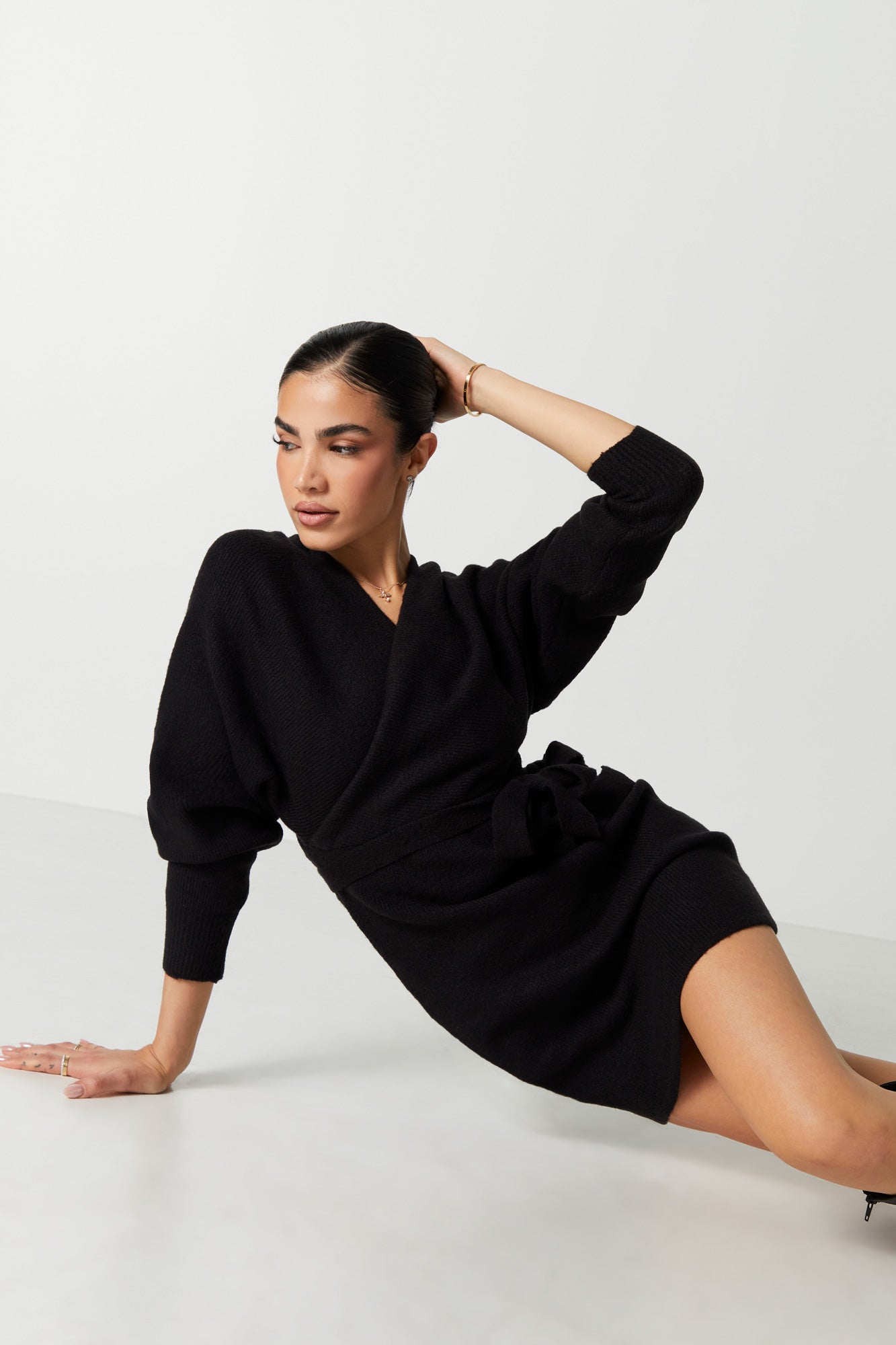 Belted Sweater Dress – Urban Planet