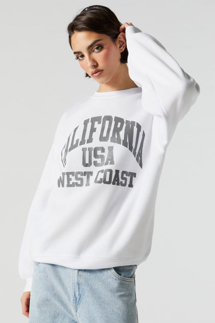 California Graphic Fleece Sweatshirt