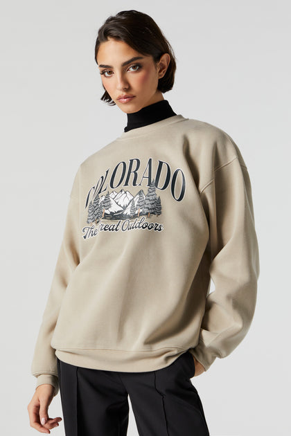 Colorado Graphic Fleece Sweatshirt