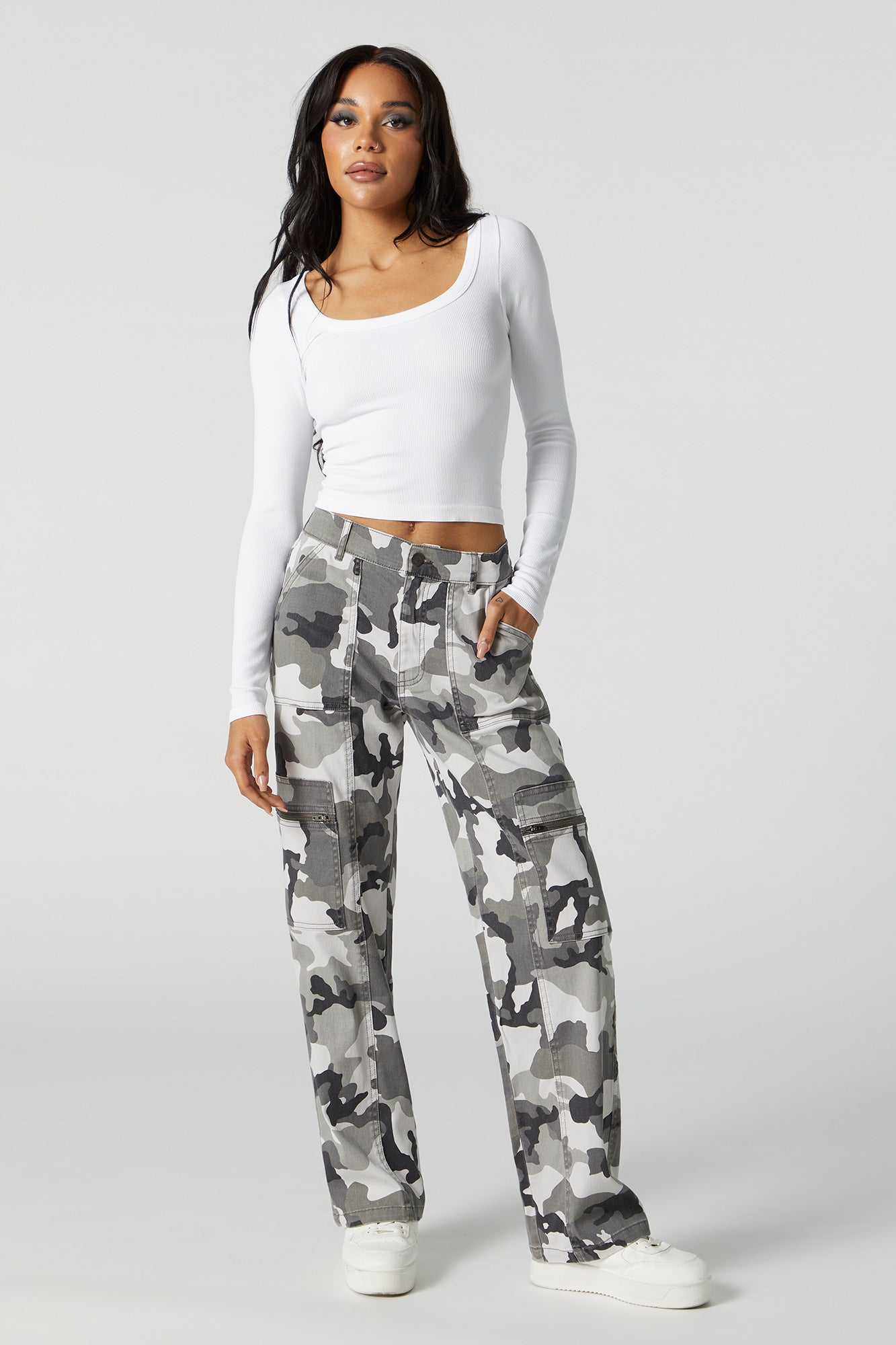 Athleisure Leggings - Charcoal Camo – Hello Pink LLC