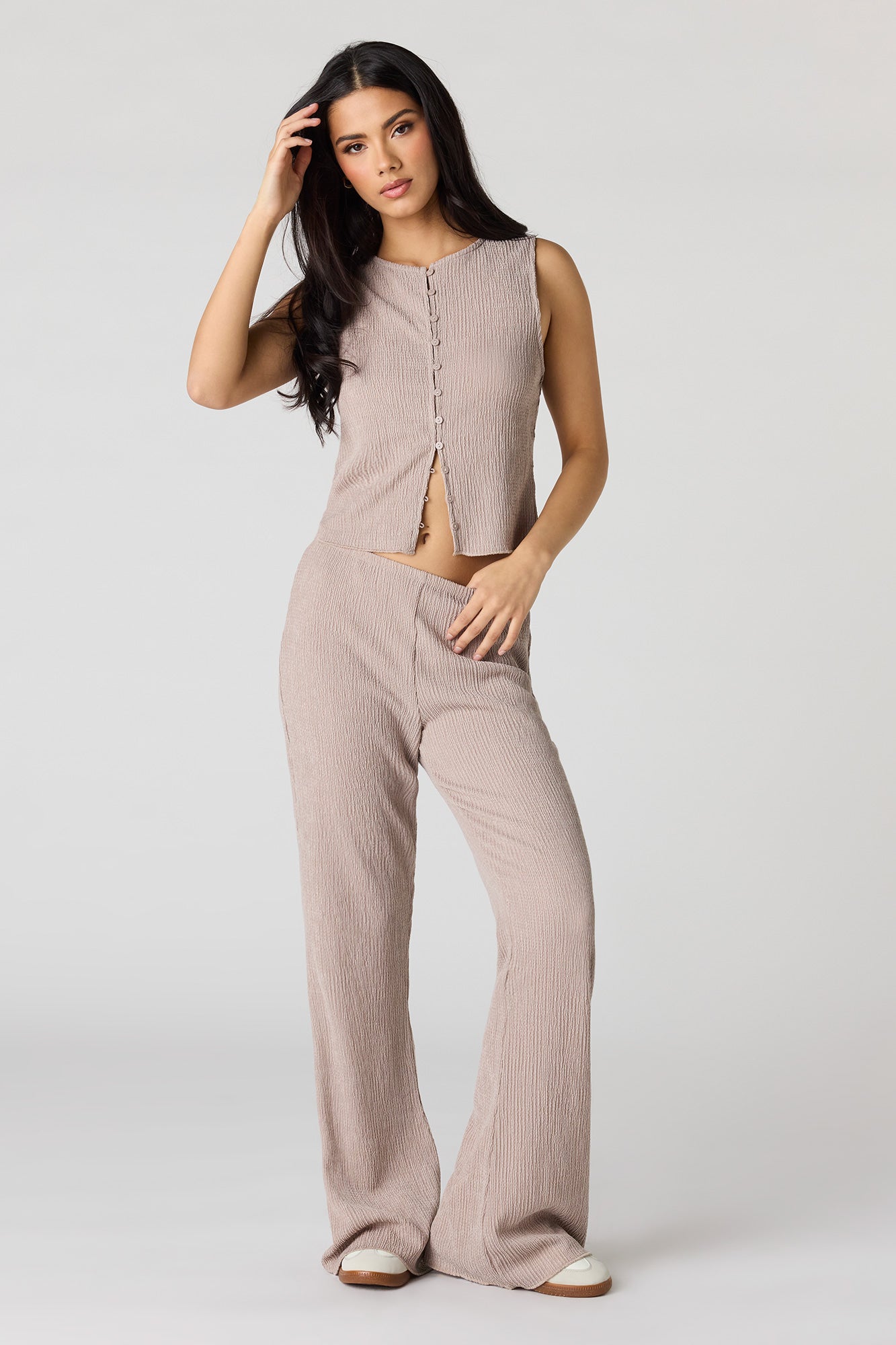 Textured Flare Pant – Urban Planet