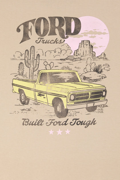 Build Ford Tough Graphic Boyfriend  T-Shirt