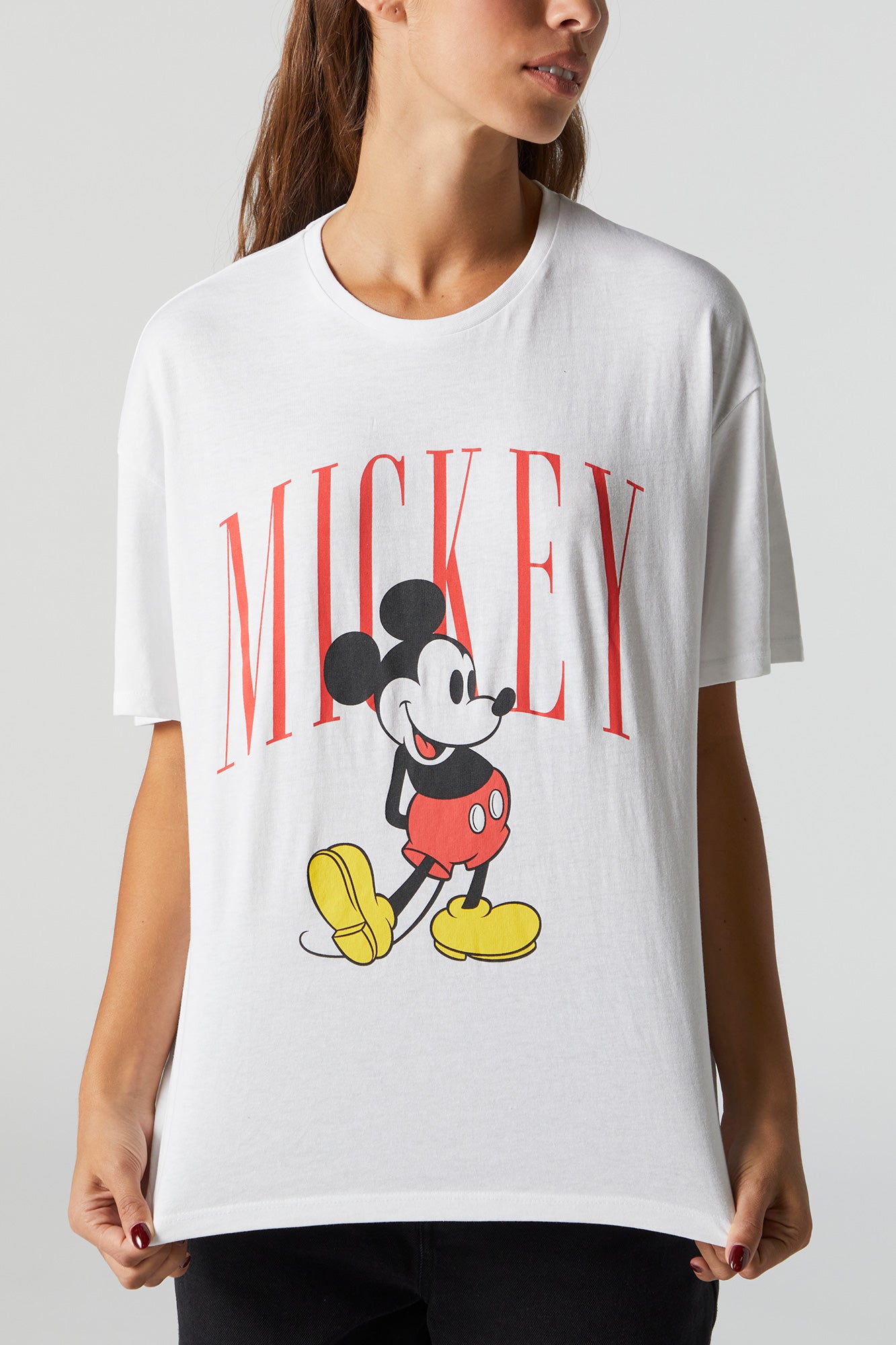 Mickey Mouse Graphic Boyfriend T-Shirt – Urban Planet