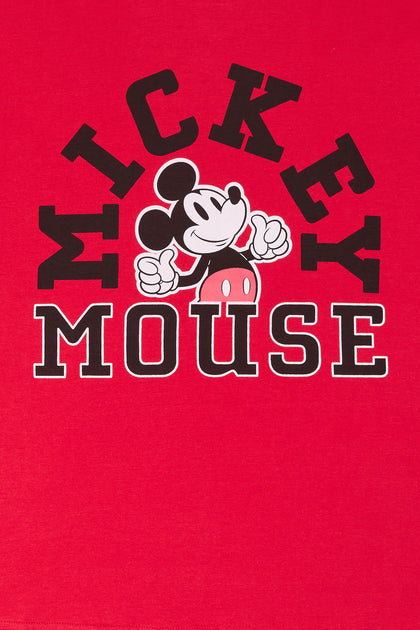 T-Shirt De Coupe Garçonne imprimé Mickey Mouse