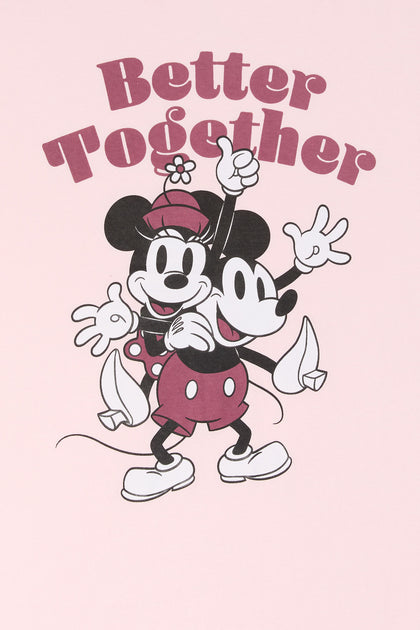 T-Shirt De Coupe Garçonne imprimé Better Together Mickey