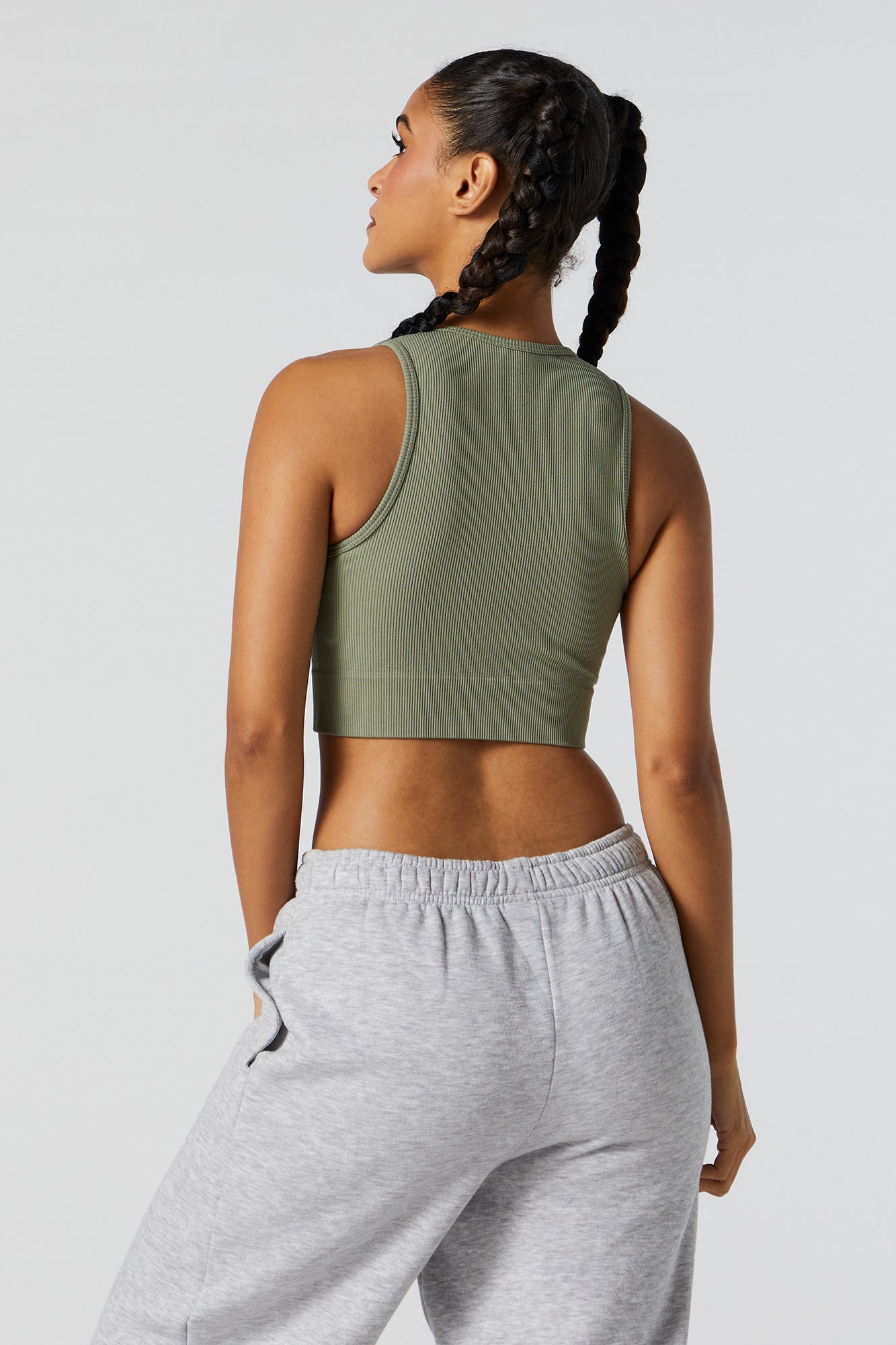 Seamless Ribbed Cropped Tank – Urban Planet