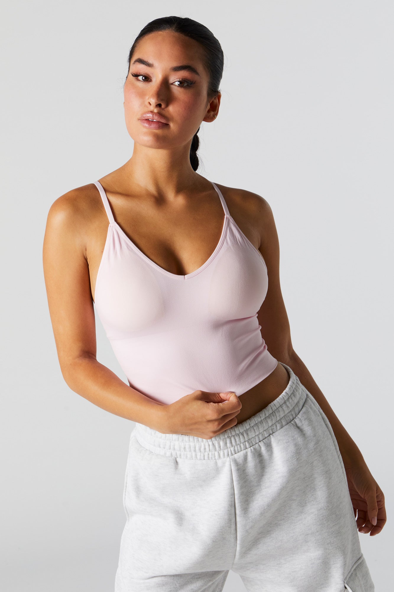 This tank top has subtle built-in padding so you can ditch your bra