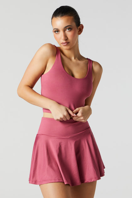 Active Padded Scoop Neck Tank