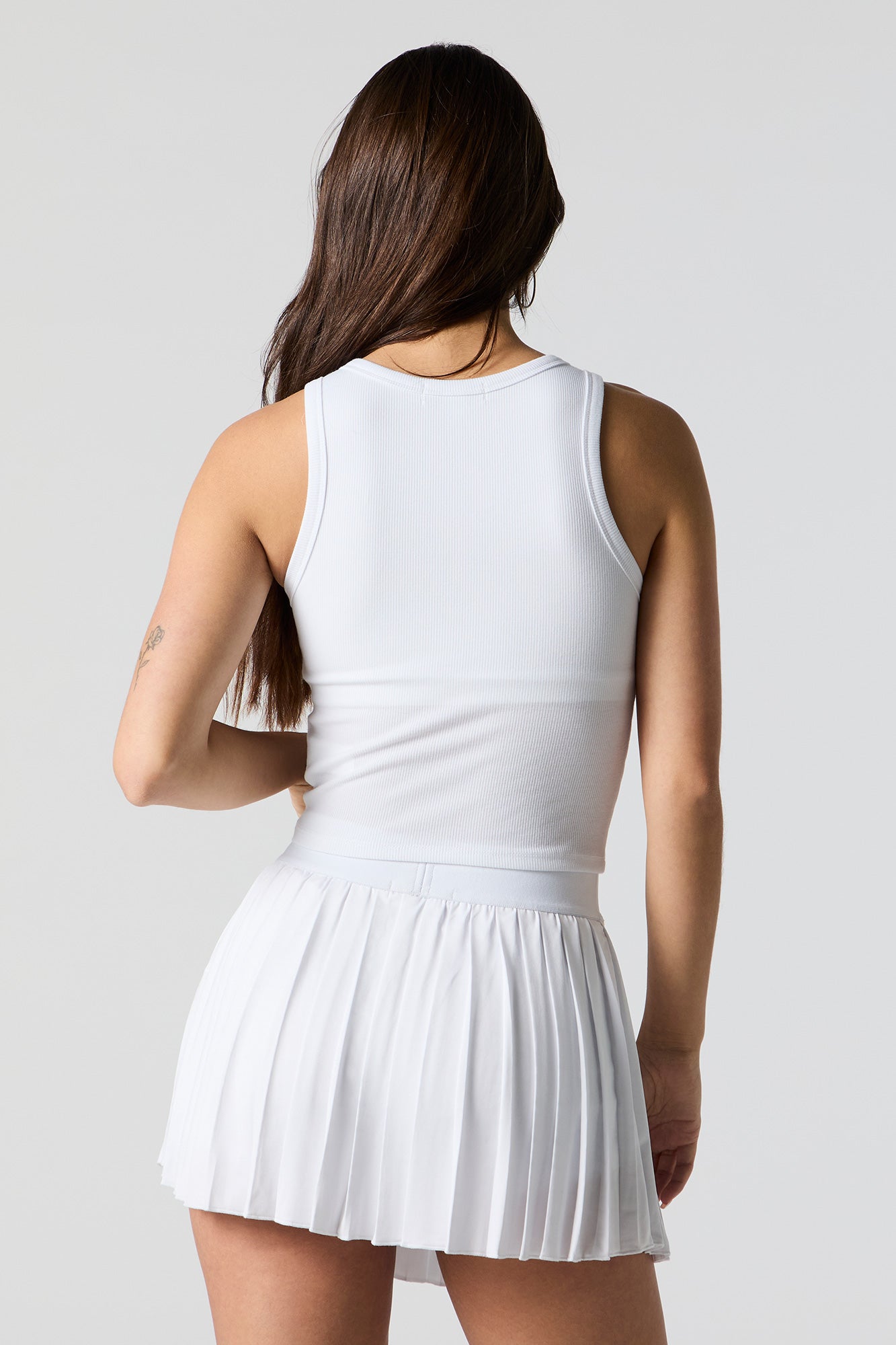 Active Ribbed Tank with Built In Bra Cups – Urban Planet