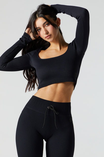 Sommer Ray Active Seamless Long Sleeve Top
