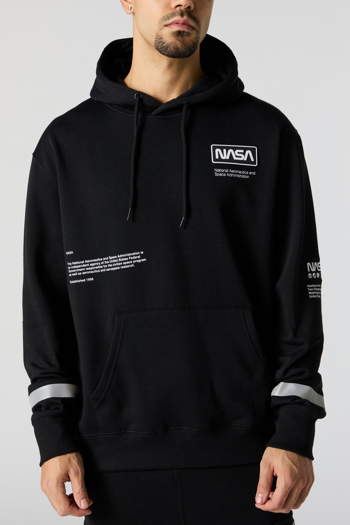 Black nasa sale hoodie