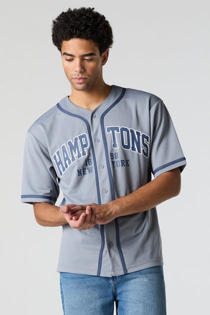 Hamptons Graphic Mesh Baseball Jersey