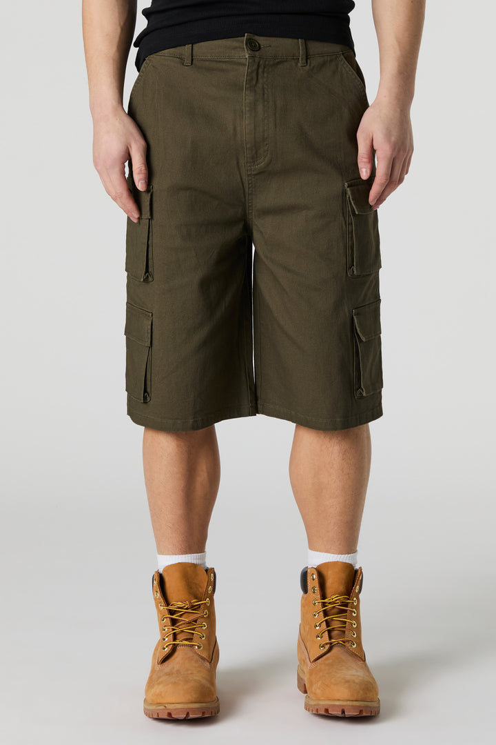 Multi Pocket Longline Cargo Short