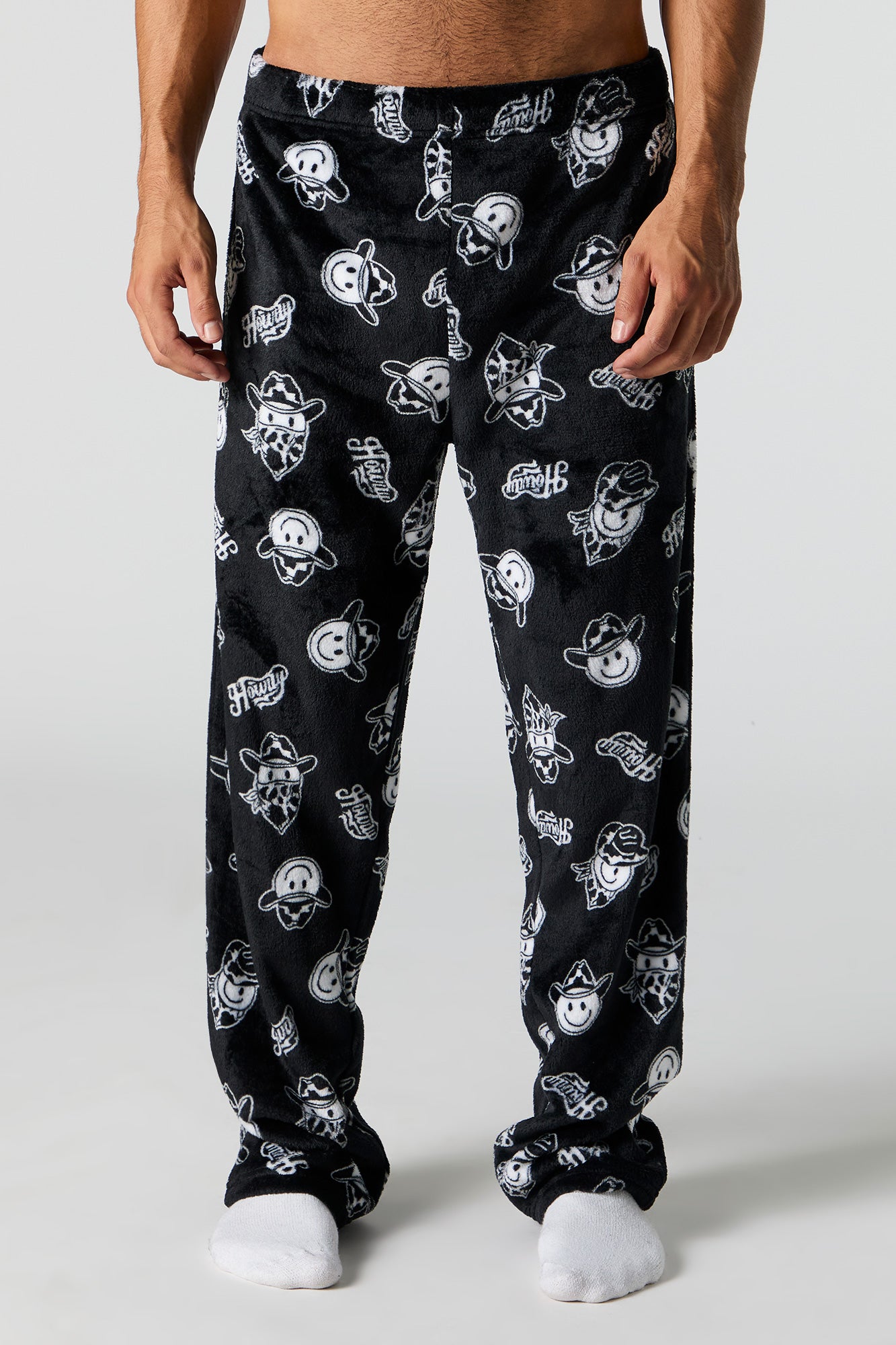 Pyjama Bottoms With Fly Opening Mens Plush Pajama Pants Men Panda