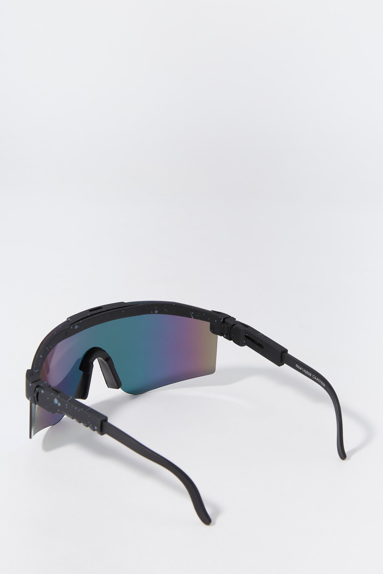 Paint Splatter Soft Touch Shield Sunglasses – Urban Planet