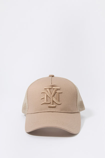 NY Embroidered Mesh Baseball Hat