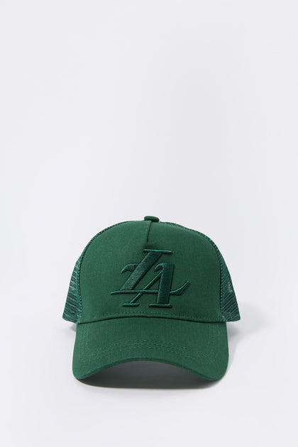 LA Embroidered Mesh Baseball Hat