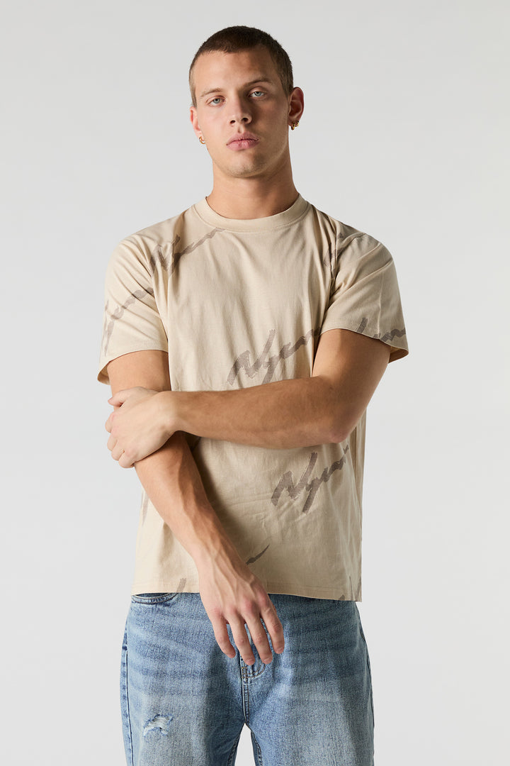 T-shirt à imprimé NYC