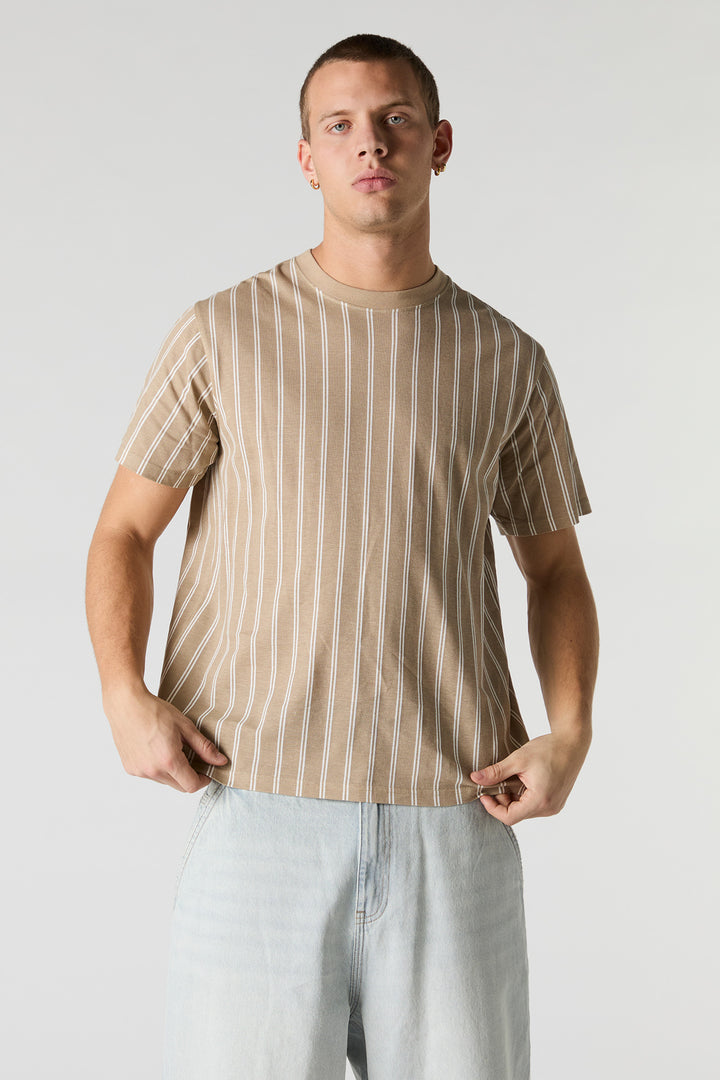 T-shirt ras du cou rayé