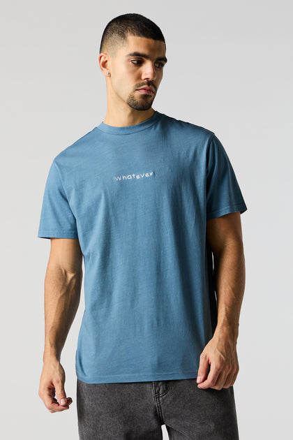 T-shirt avec motif brodé Whatever