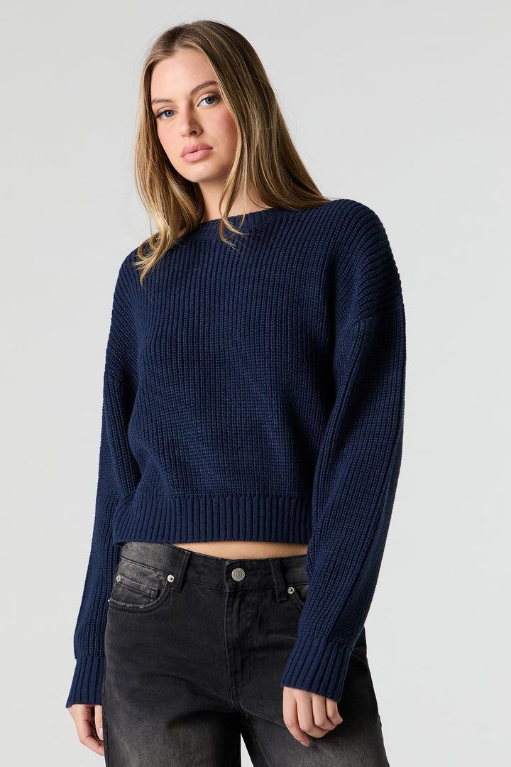 Chandail uni en tricot