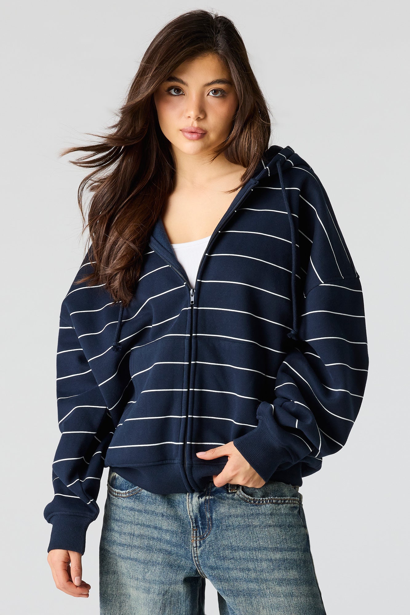 Luxe Fleece Oversized Zip Hoodie – Urban Planet