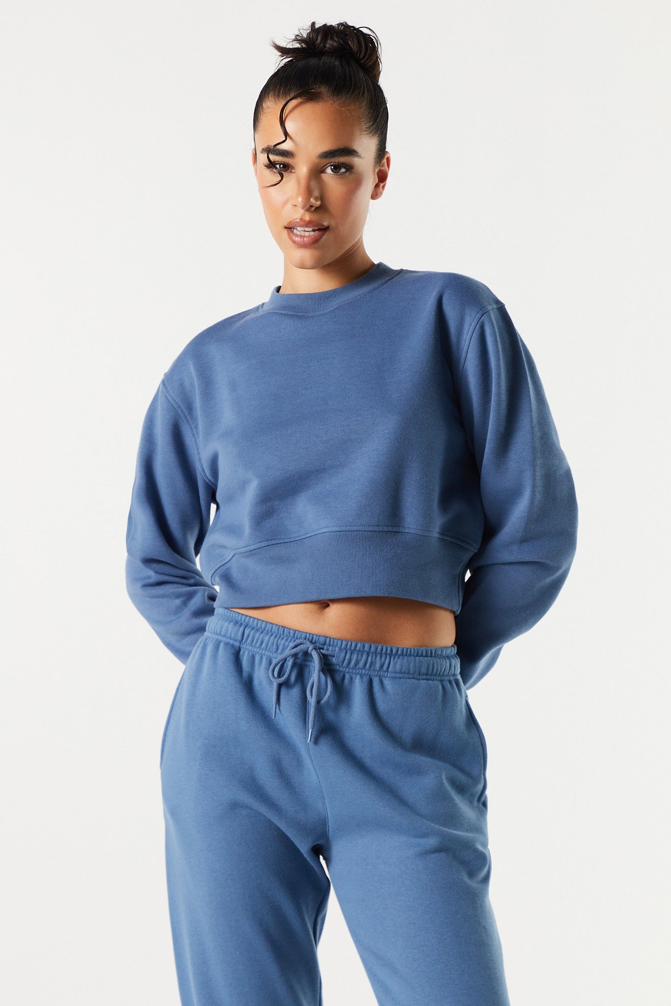 Fleece Cropped Sweatshirt – Urban Planet