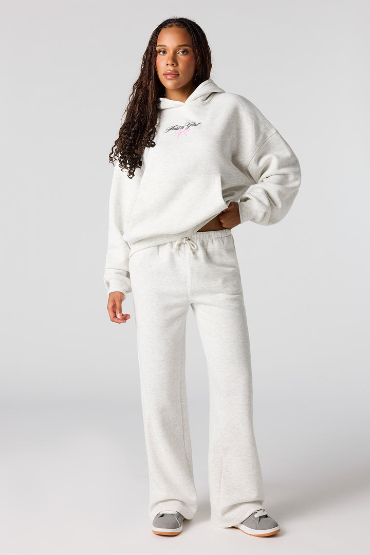 Wide Leg Fleece Sweatpant