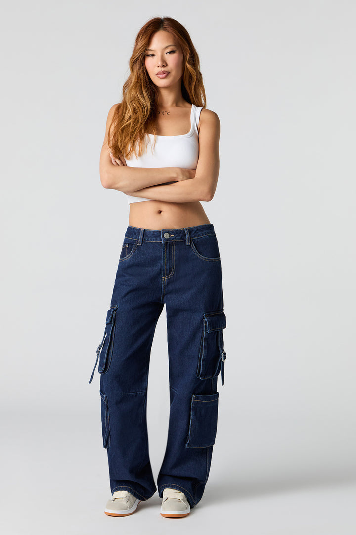 Low Rise Baggy Cargo Jean