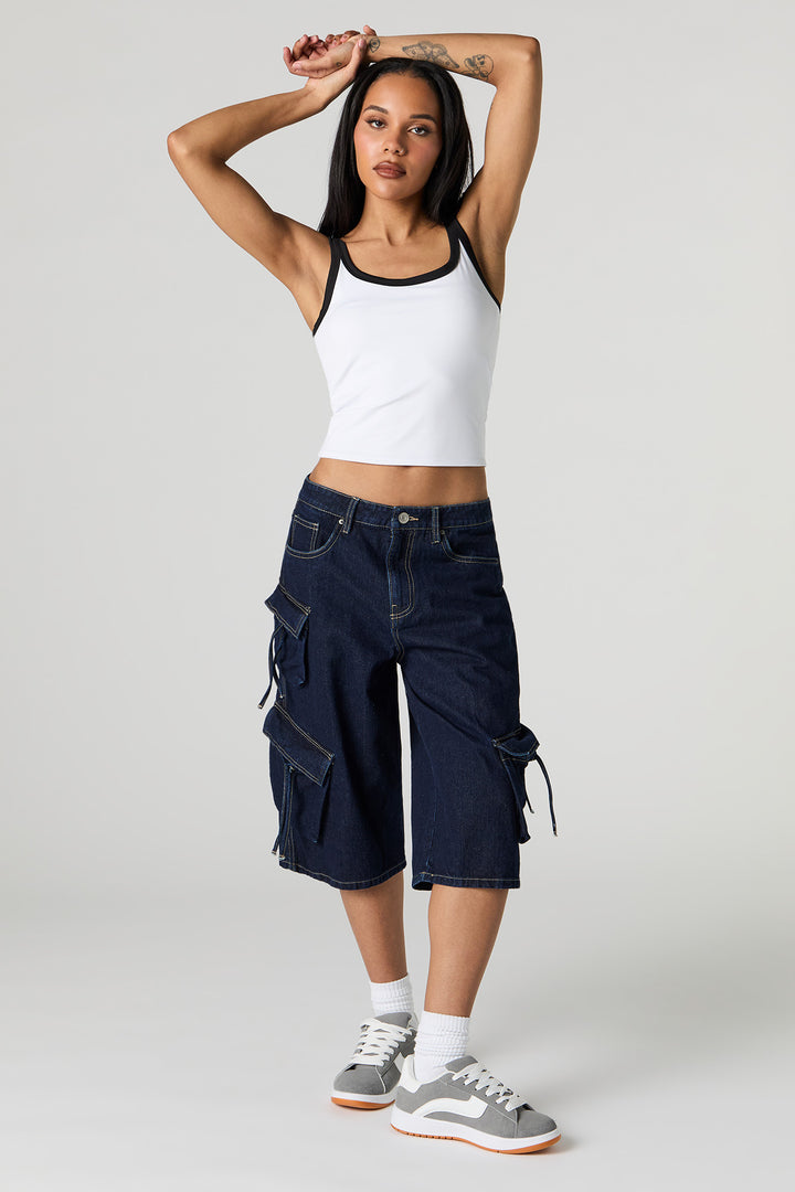 Multi Pocket Cargo Jort
