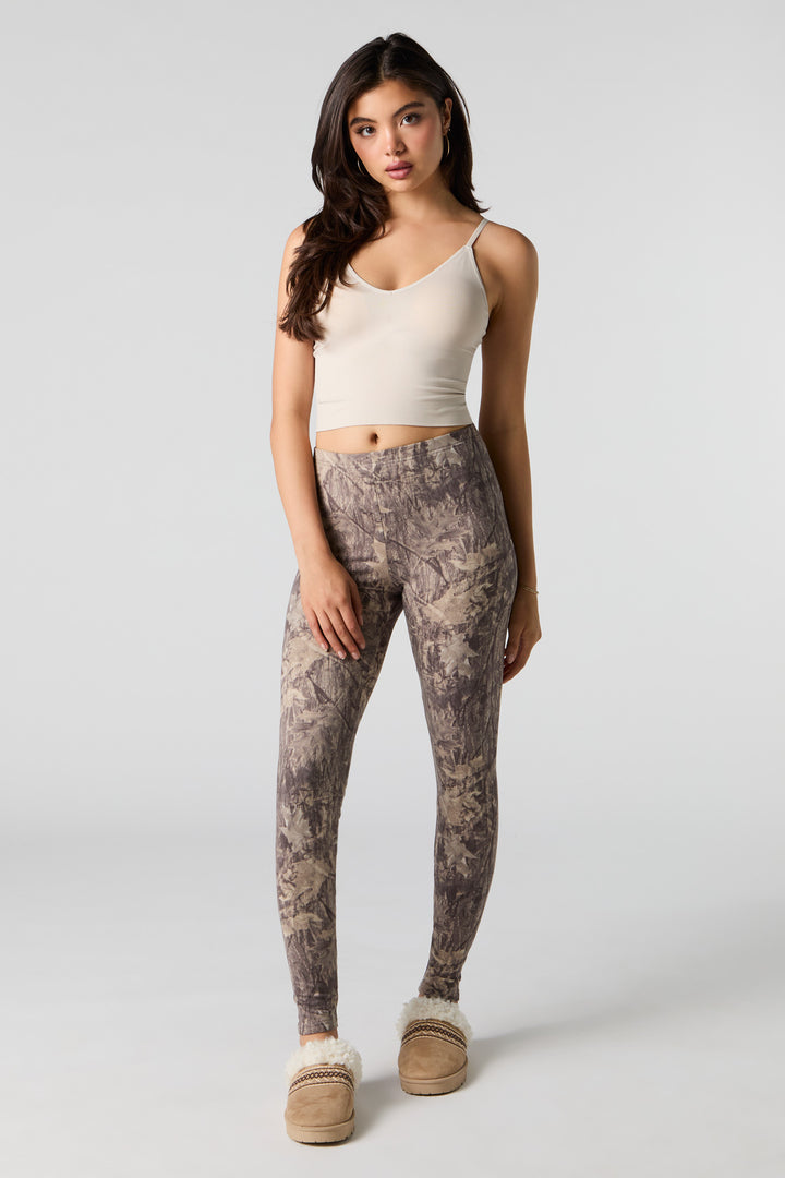 Legging avec motif camouflage