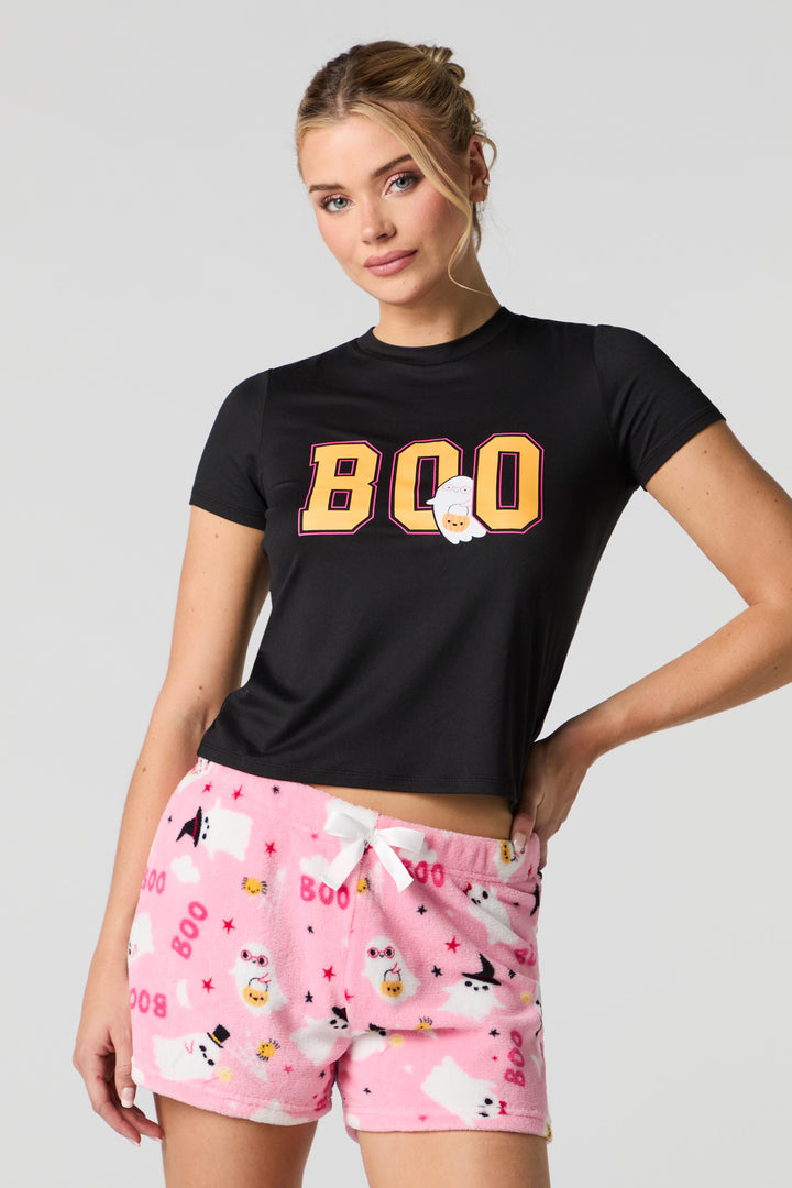 Halloween T-Shirt & Short 2 Piece Pajama Set