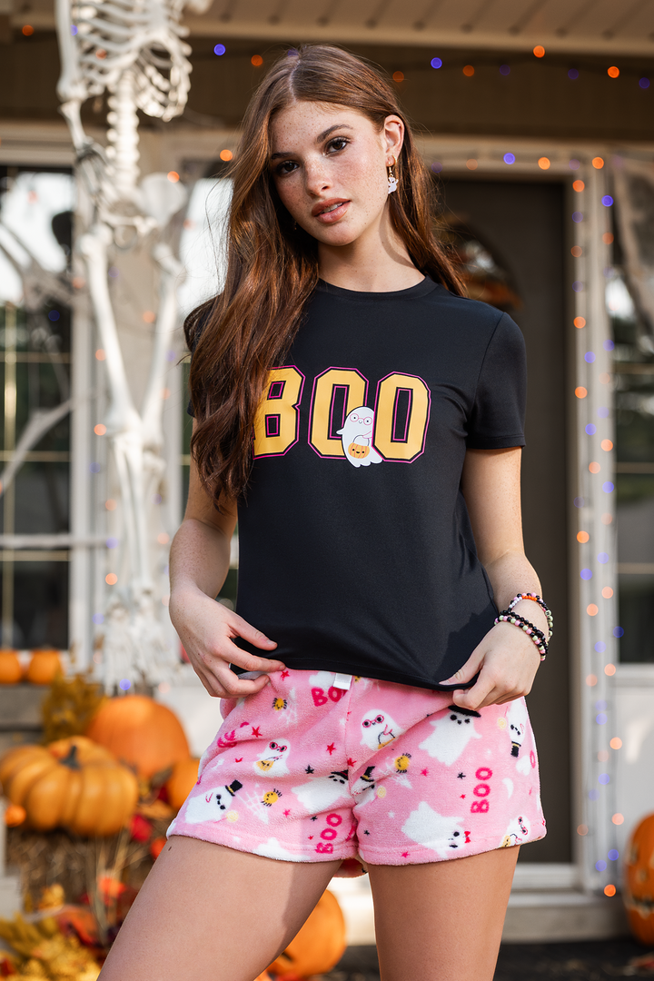 Ensemble-pyjama 2 pièces t-shirt et short Halloween
