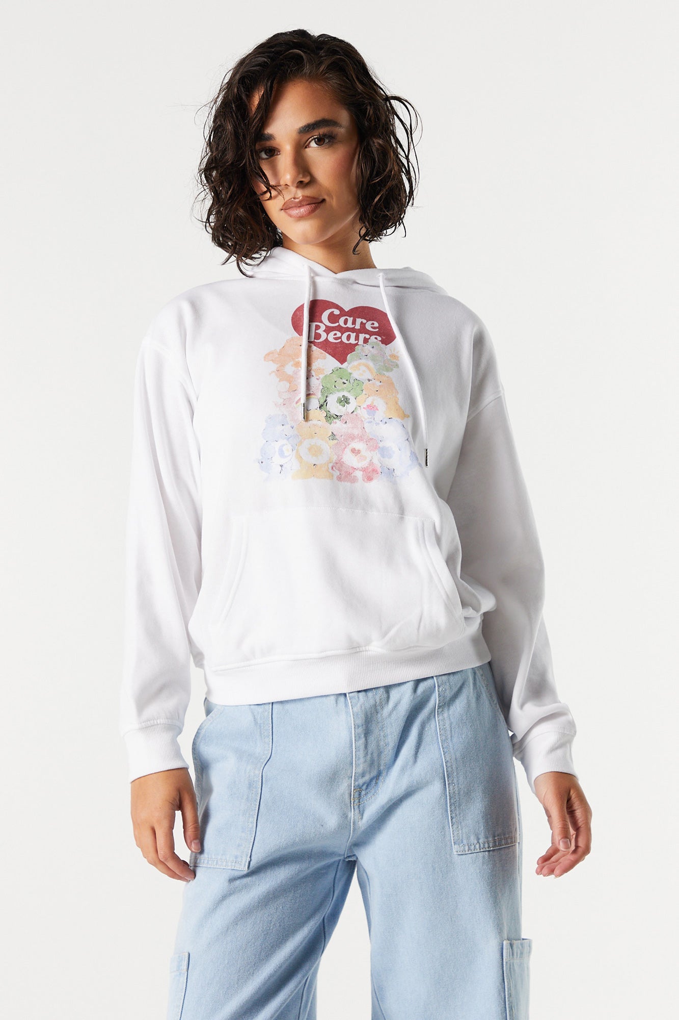 Fleece Care Bears Graphic Hoodie – Urban Planet