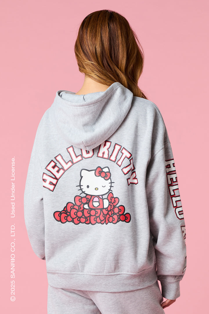 Hello Kitty® Bow Graphic Fleece Hoodie