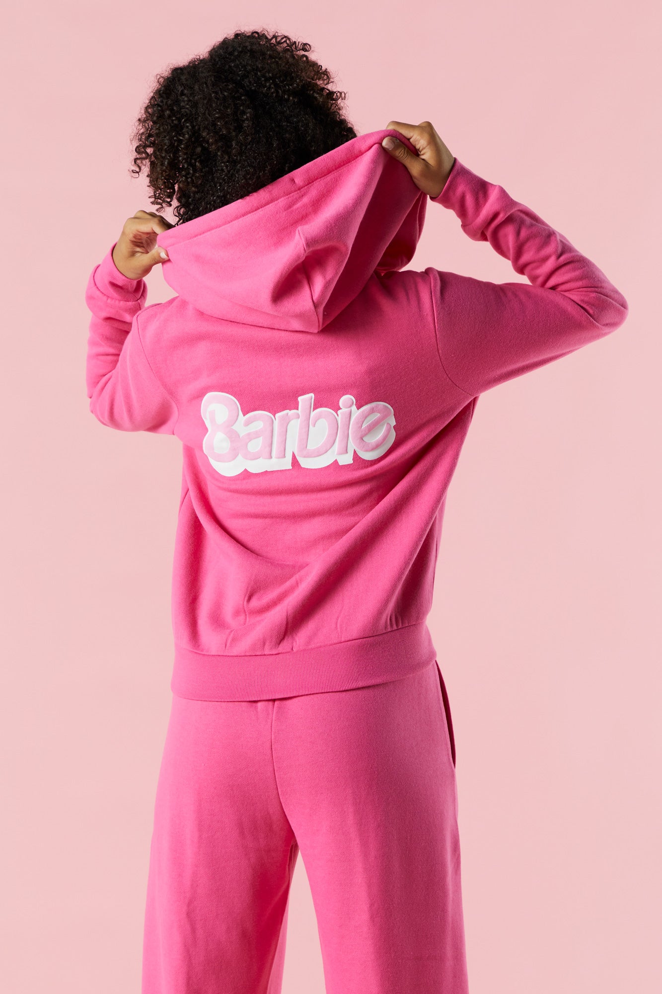Barbie™ Pink Fleece Zip-Up Hoodie – Urban Planet