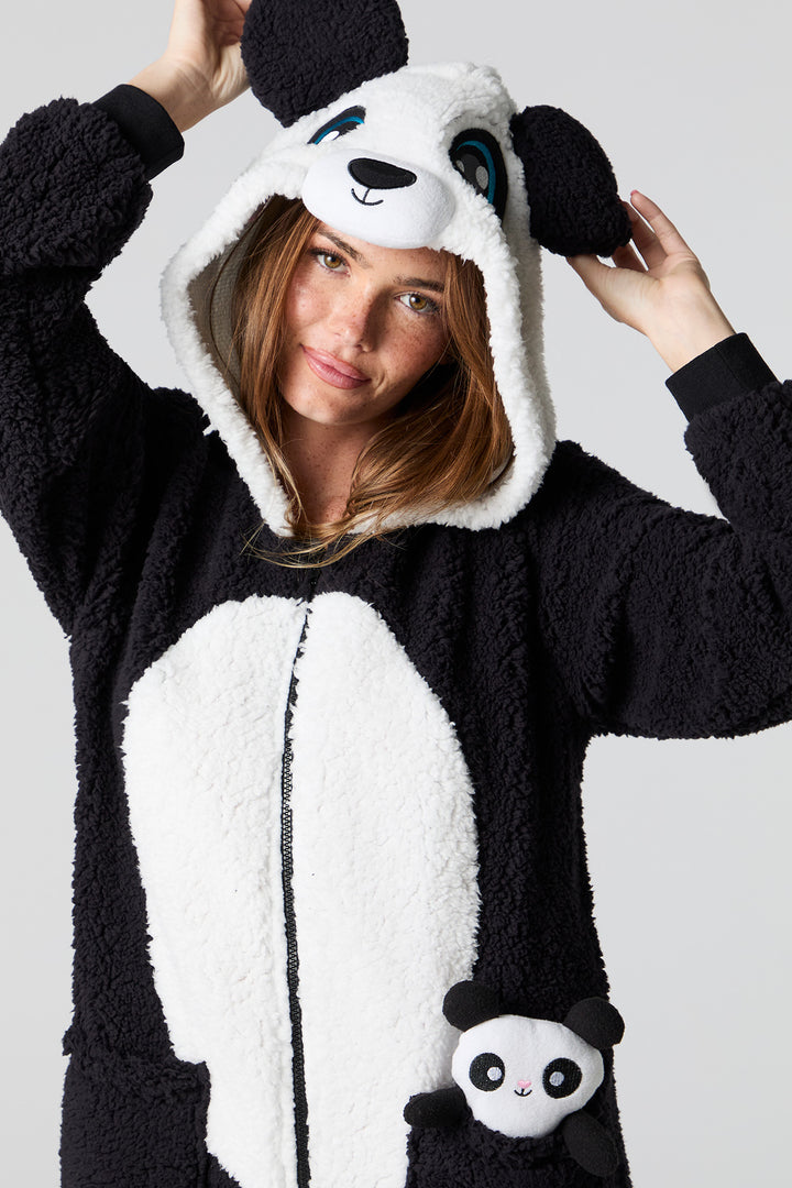 3D Panda Sherpa Onesie