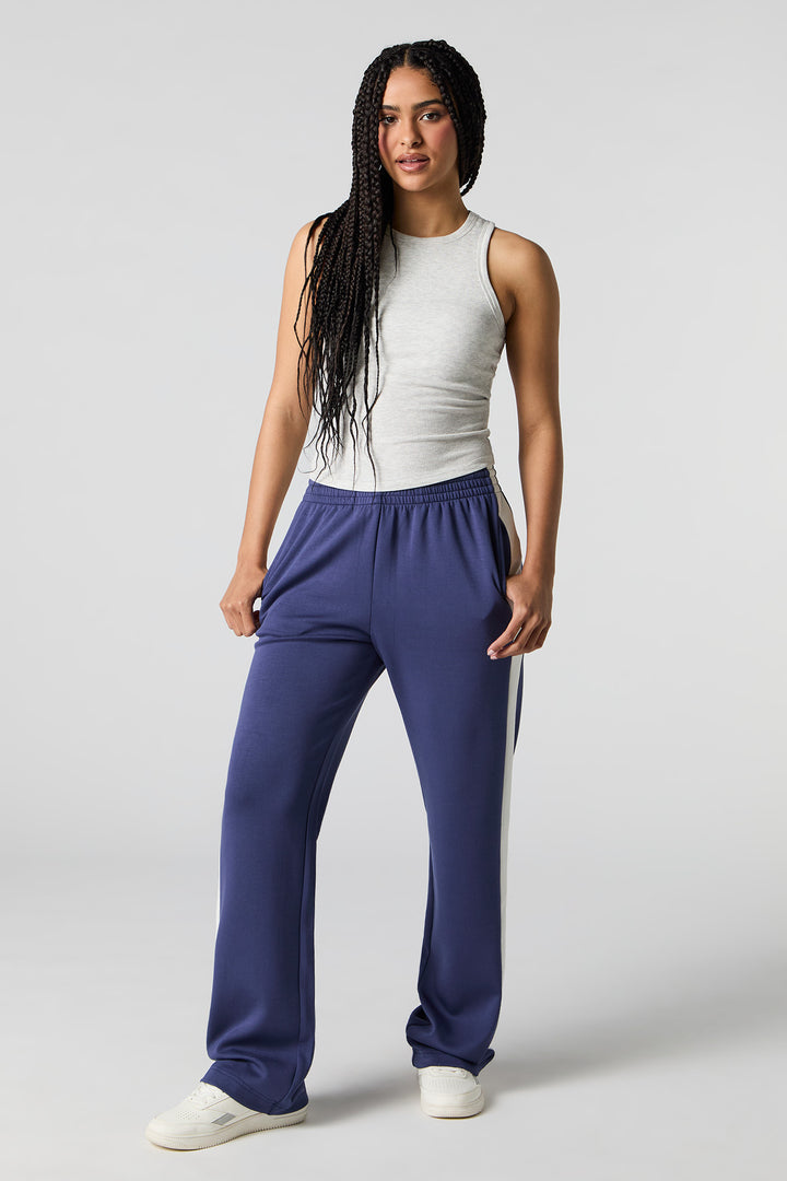 Pantalon d'entraînement Active à jambe large avec rayures latérales