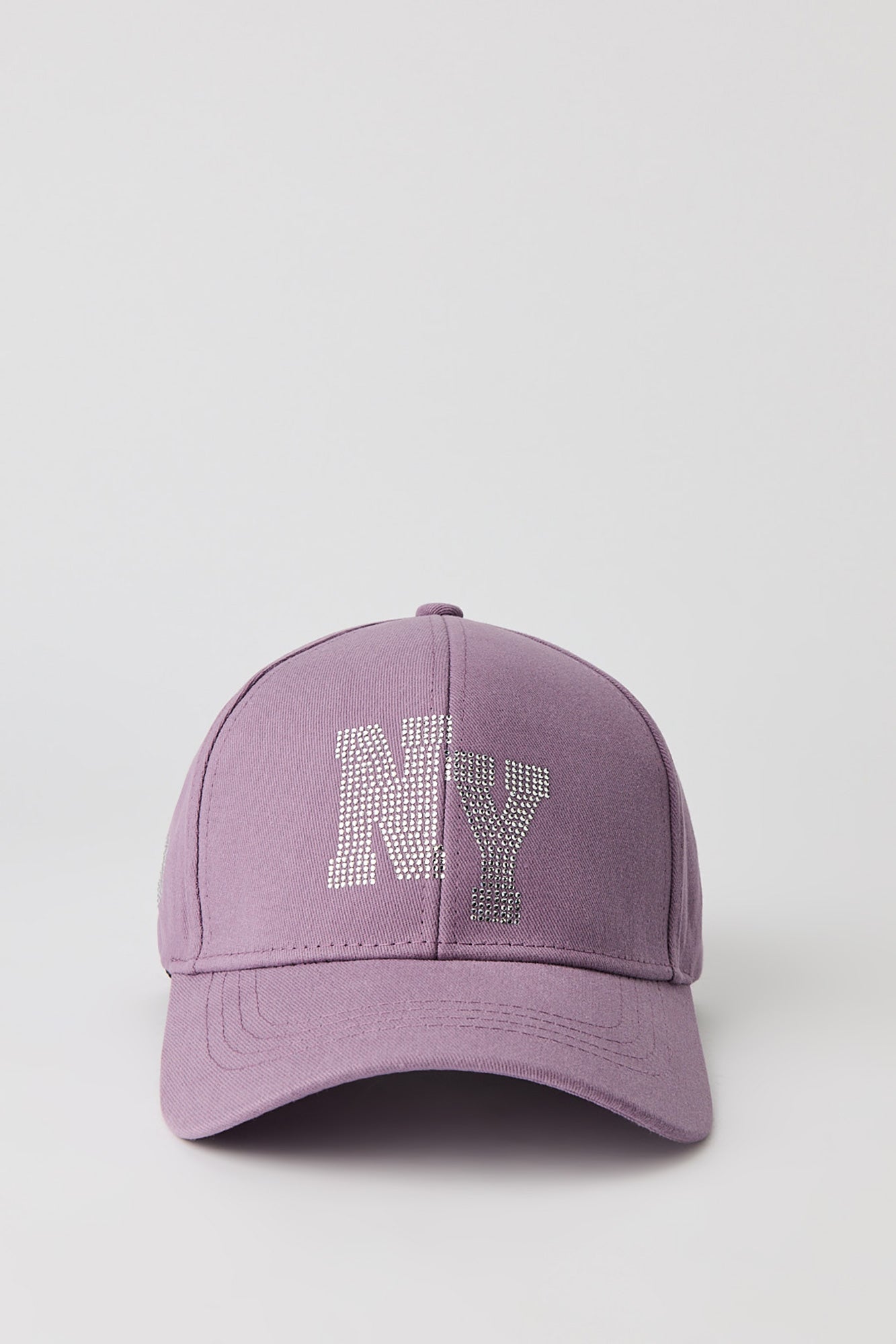 New York Rhinestone Logo Velvet Baseball Cap - Egg Plant Purple Purple Ny Hat - Etsy New Zealand main image 4