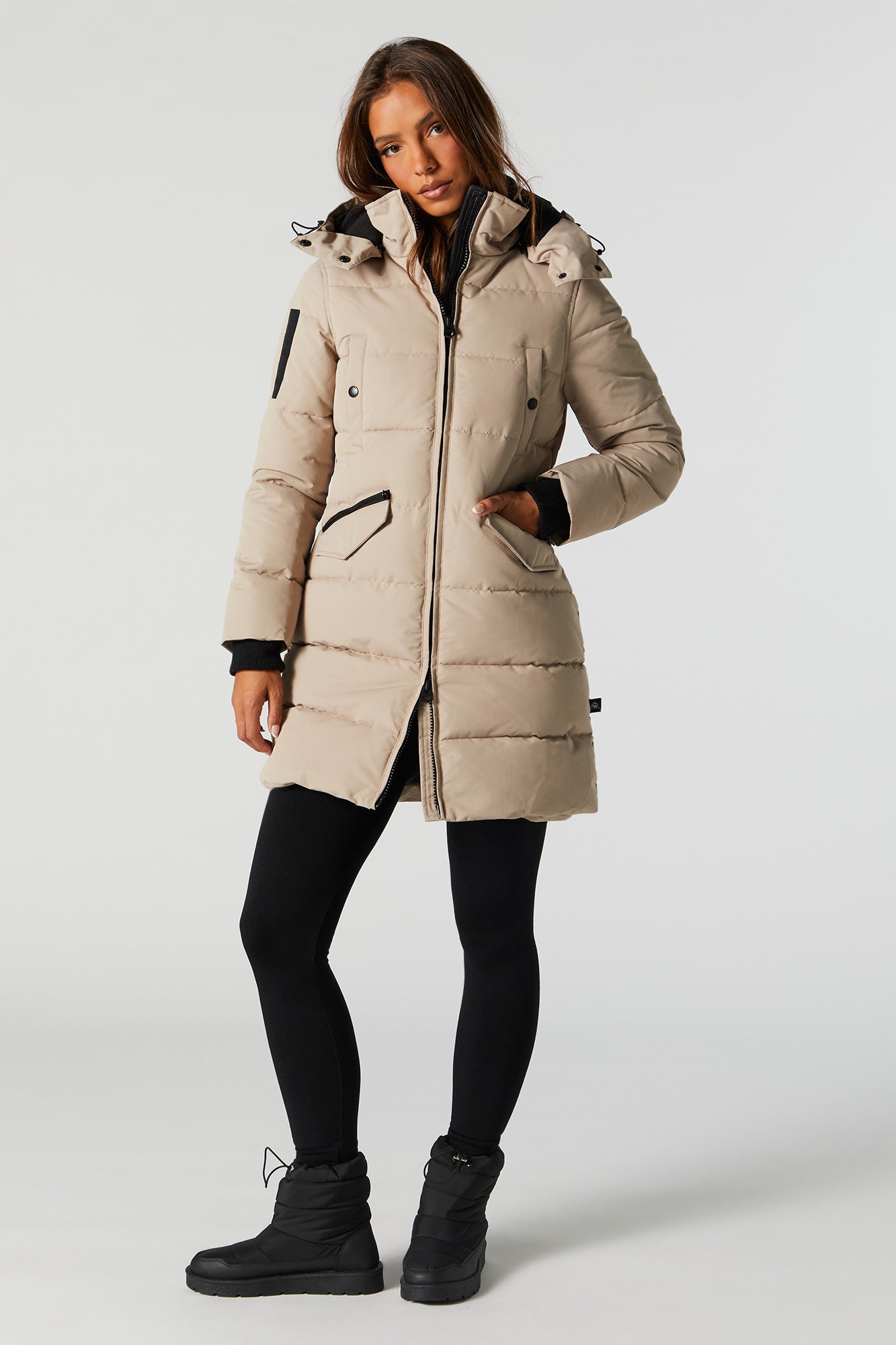 Tan Storm Mountain Quilted Parka – Urban Planet