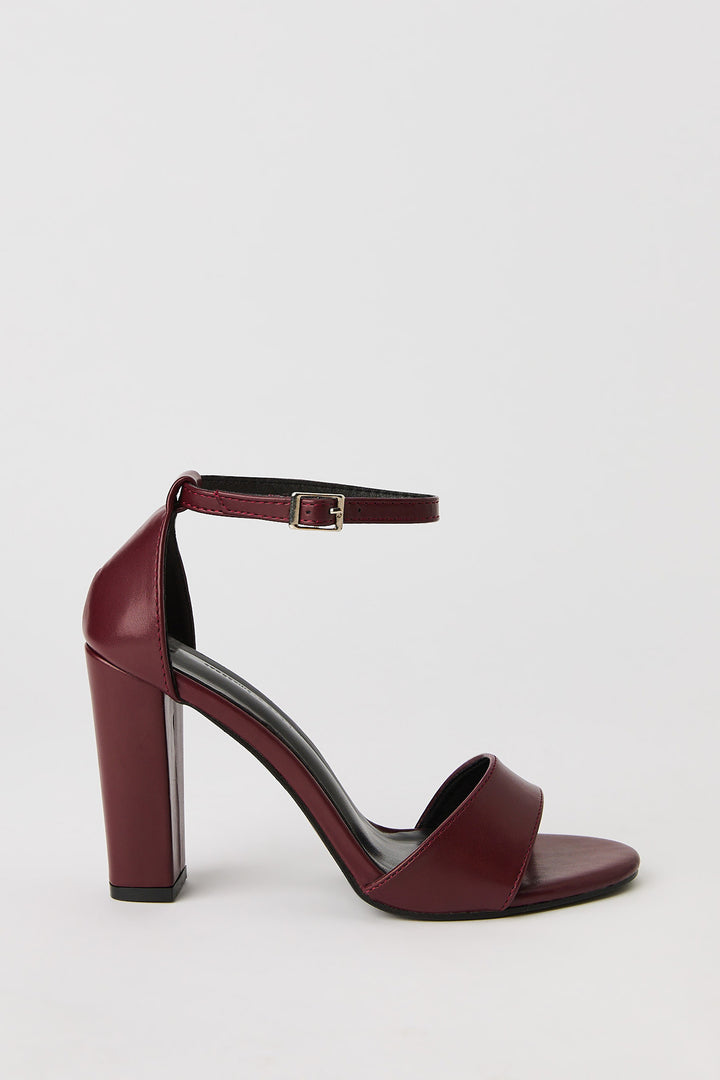 Ankle Strap Block Heel Sandal