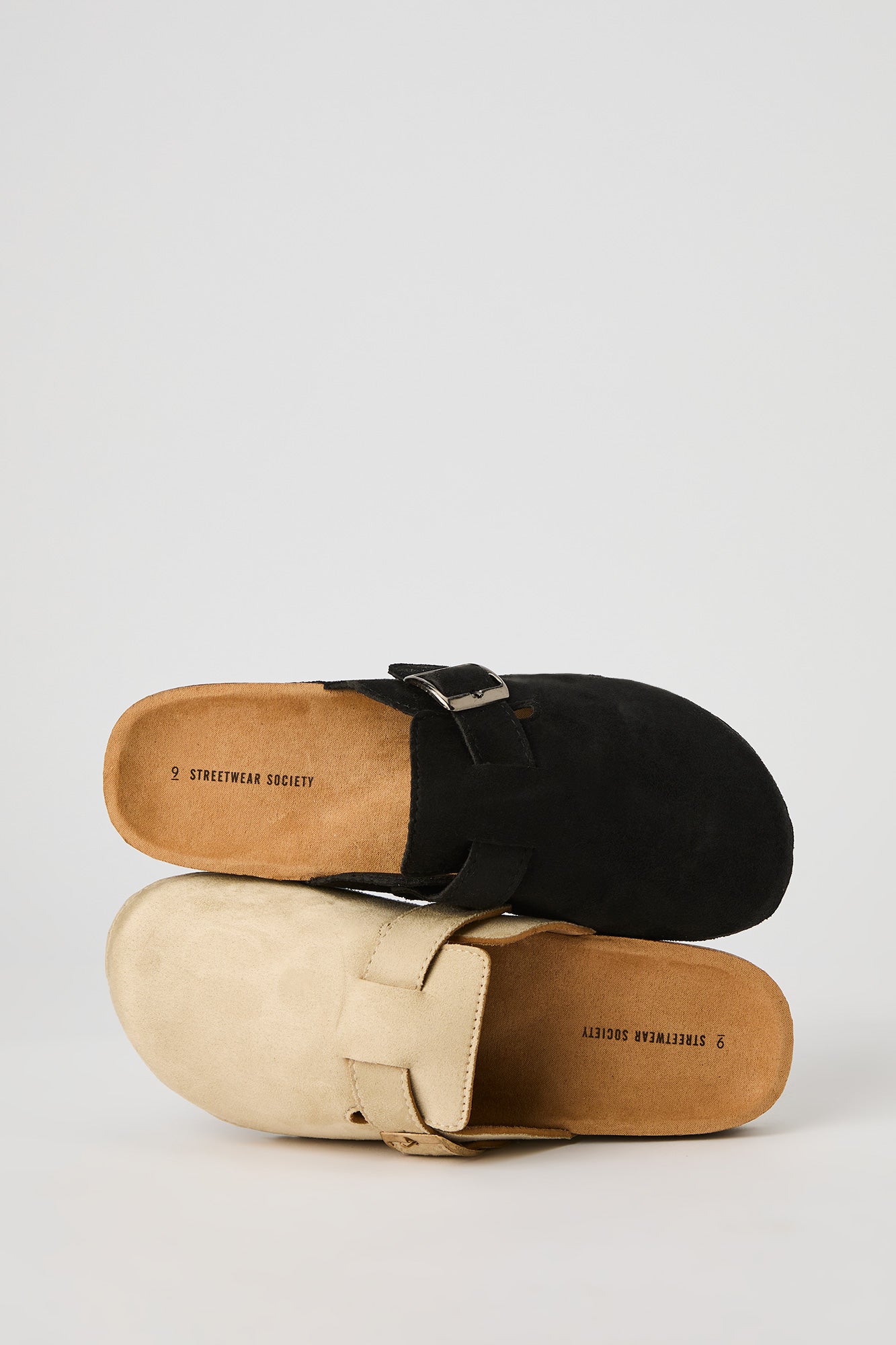 Faux Suede Buckle Clog – Urban Planet