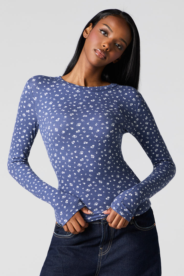 Classic Ribbed Long Sleeve Top