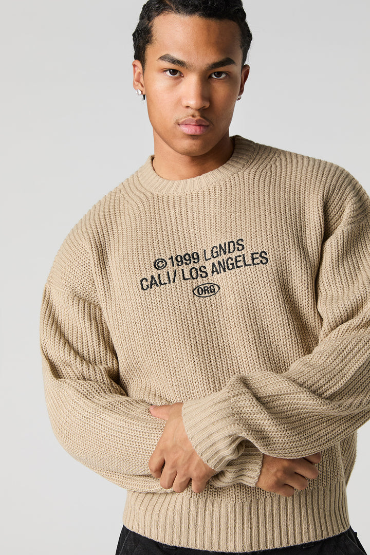 Chandail à broderie Los Angeles
