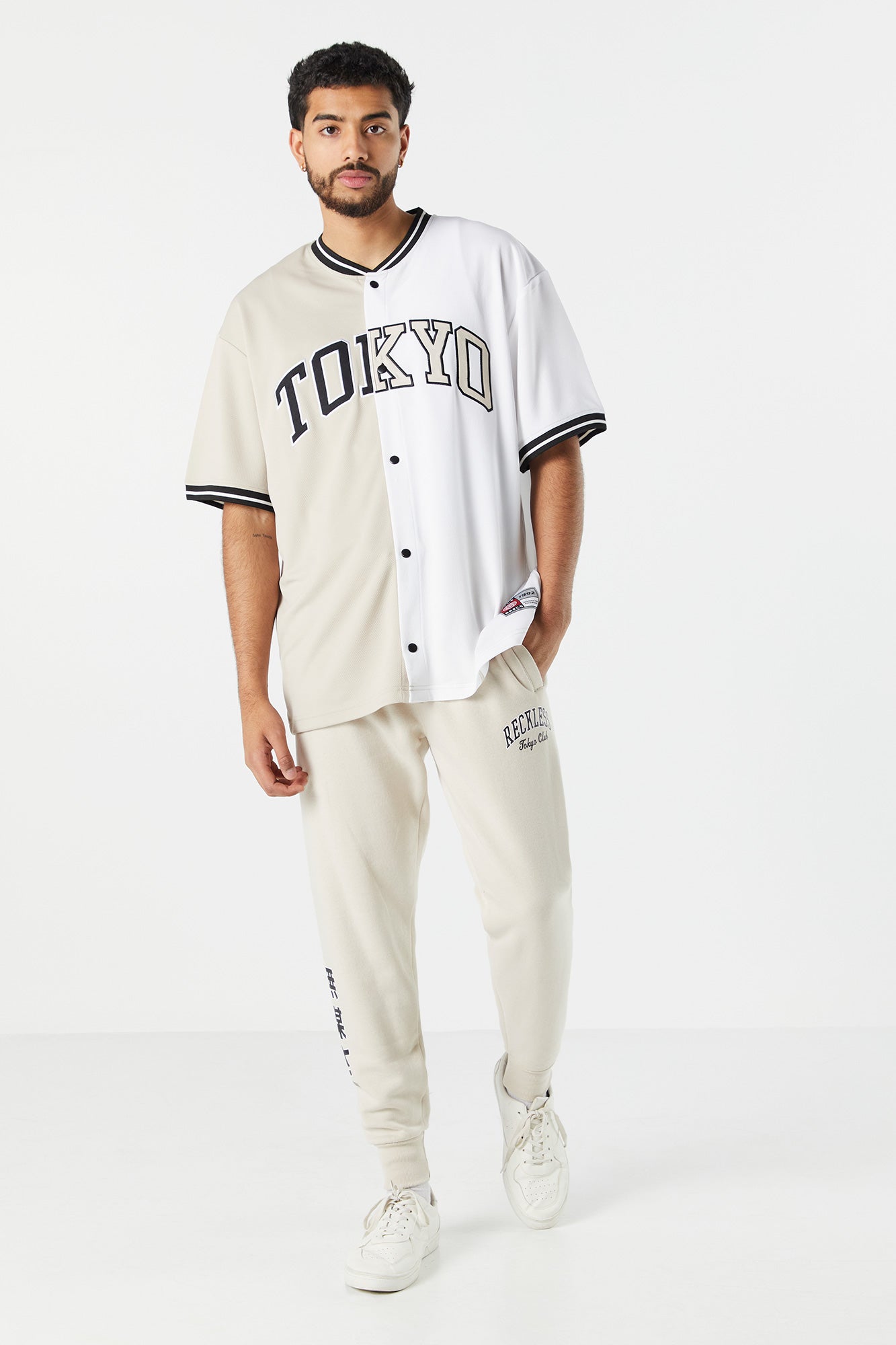 Tokyo Graphic Colourblock Baseball Jersey – Urban Planet