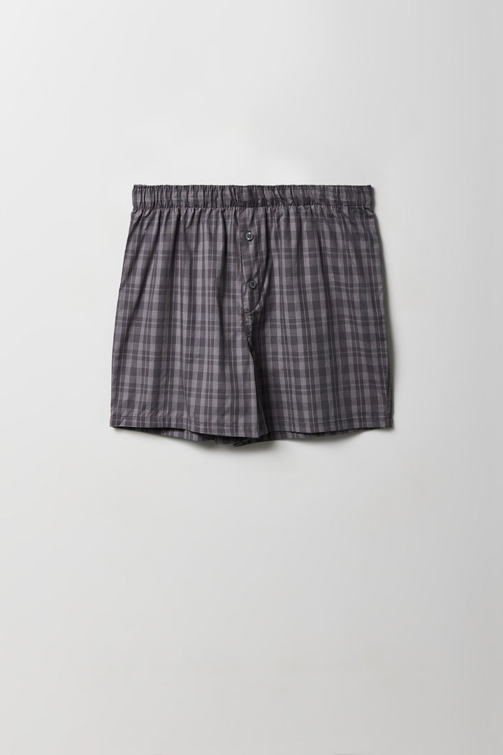 Short boxeur à carreaux