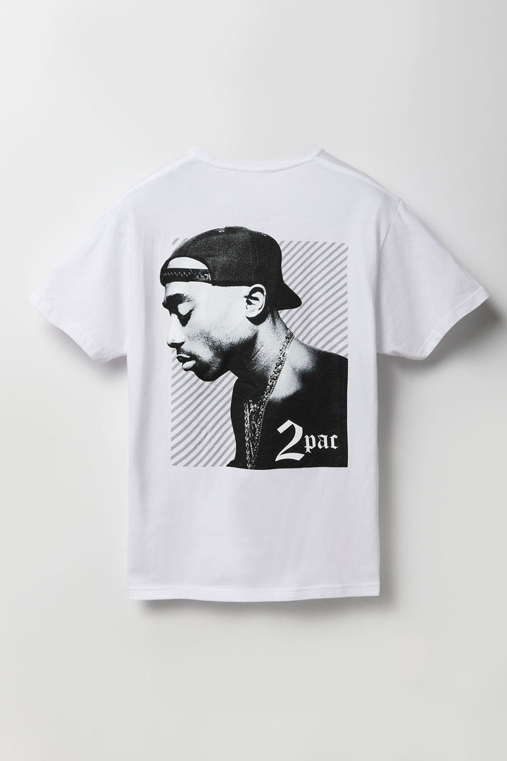 T-shirt ample à imprimé Tupac