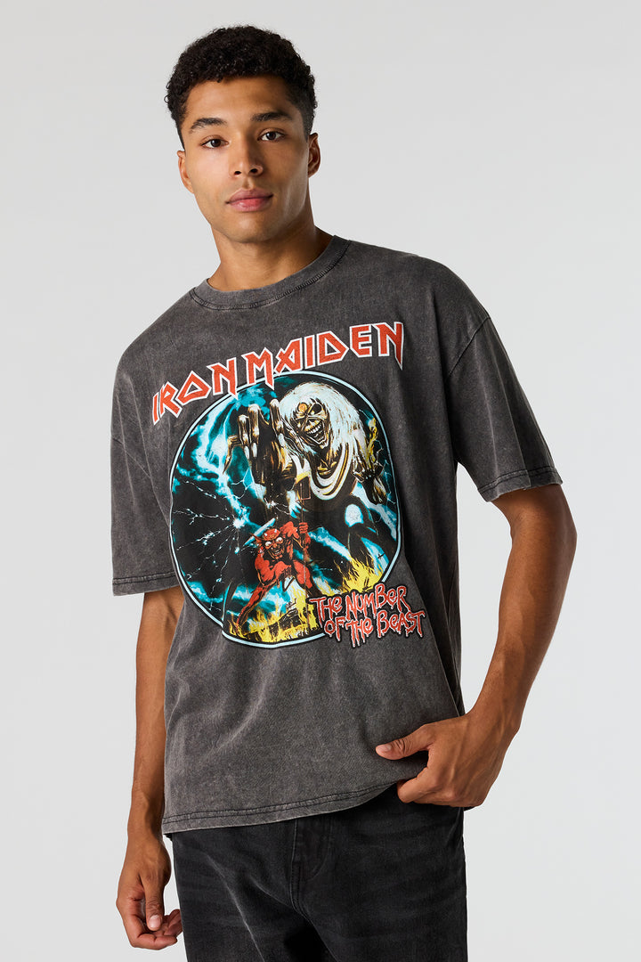 Iron Maiden Graphic Washed T-Shirt