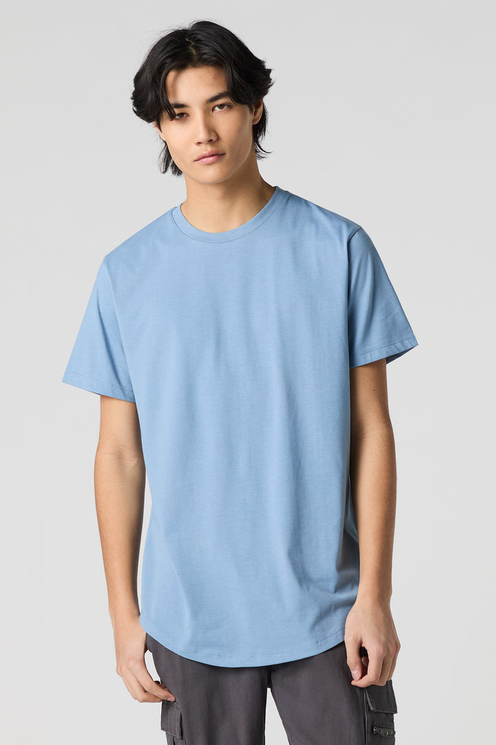 T-shirt avec ourlet arrondi
