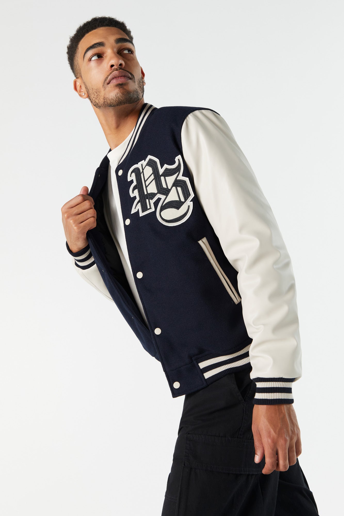 Embroidered Letterman Varsity Jacket Gift for Friend 